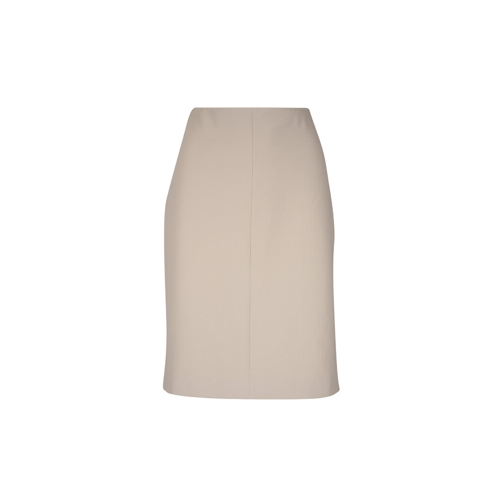 Vince - Seamed Front Pale Fawn Pencil Skirt | Mitchell Stores