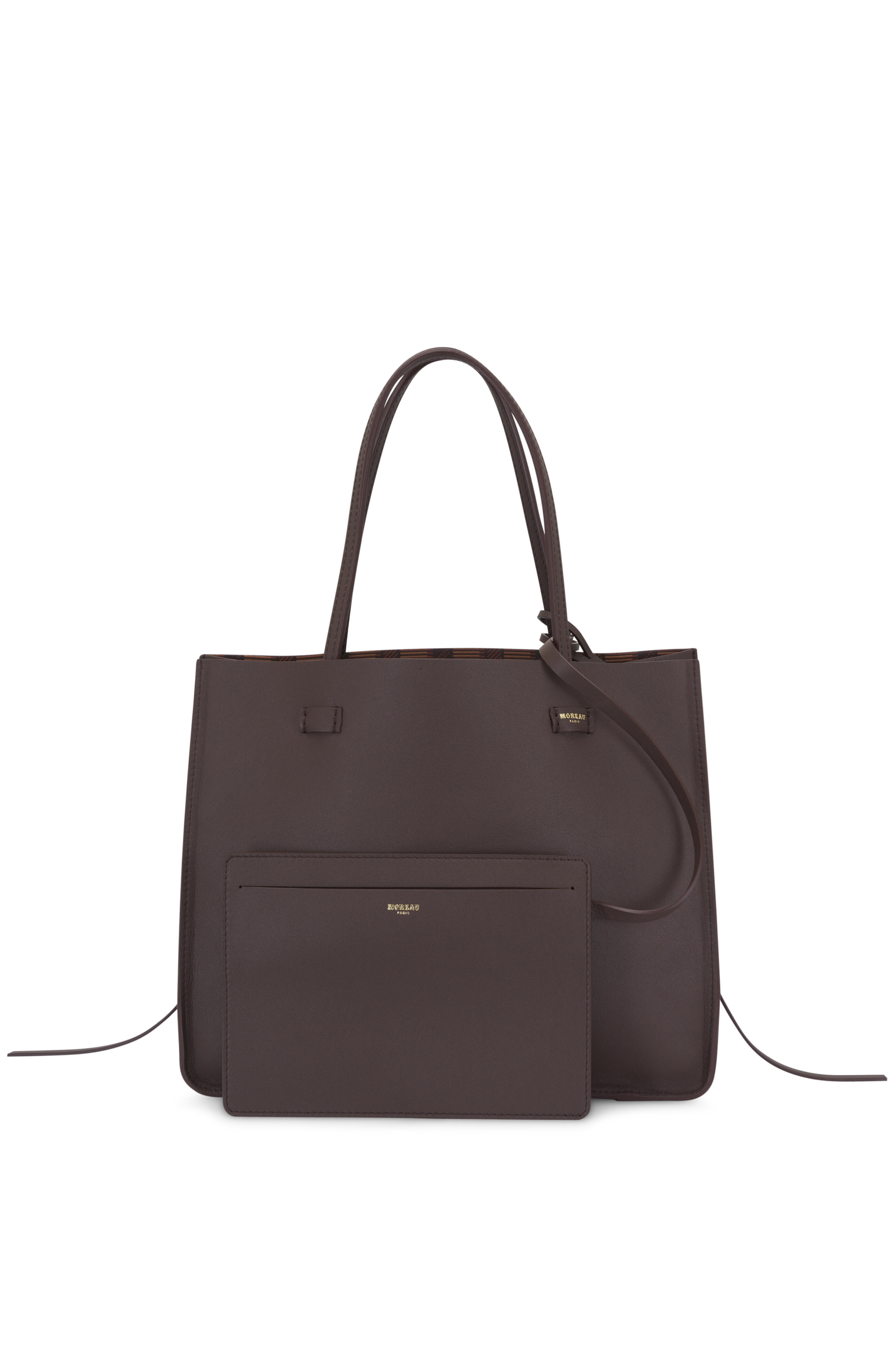 Moreau Paris - Medium Vincennes Chocolate Brown Reversible Tote