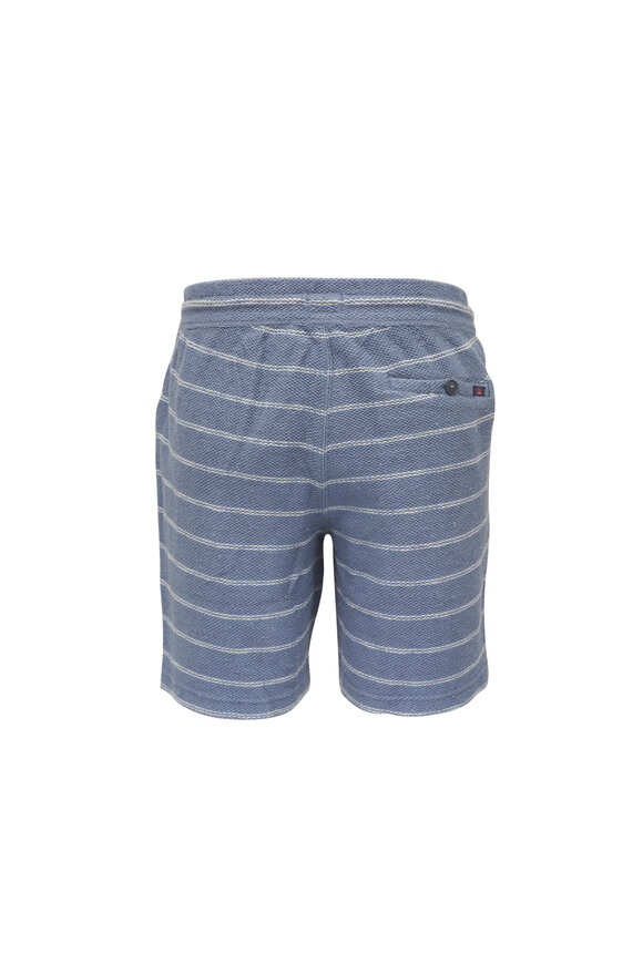 Faherty Brand Seabrook Stripe Whitewater Sweatshorts - view 3