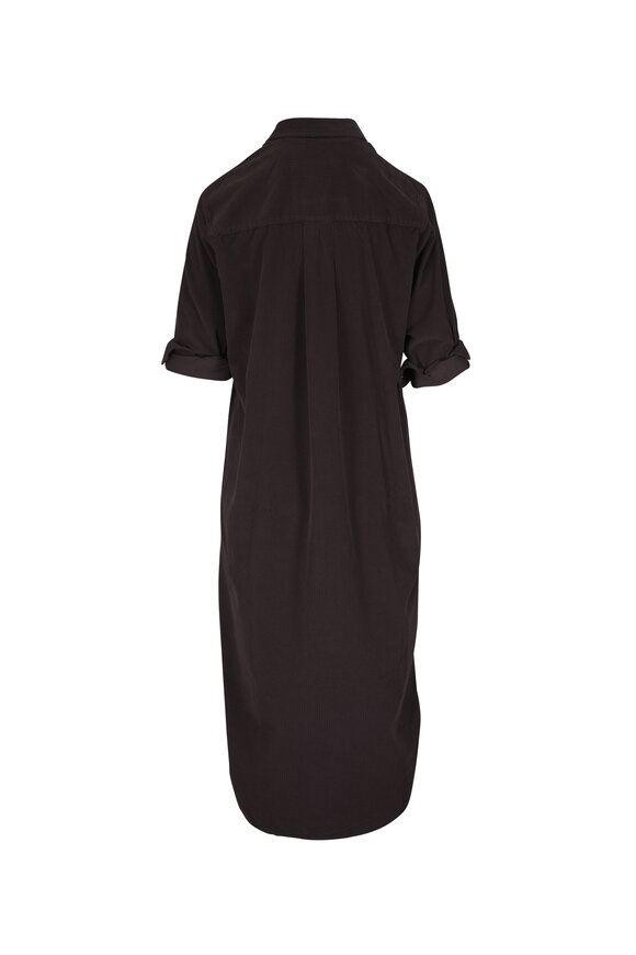 Frank & Eileen - Rory Brown Corduroy Maxi Shirtdress