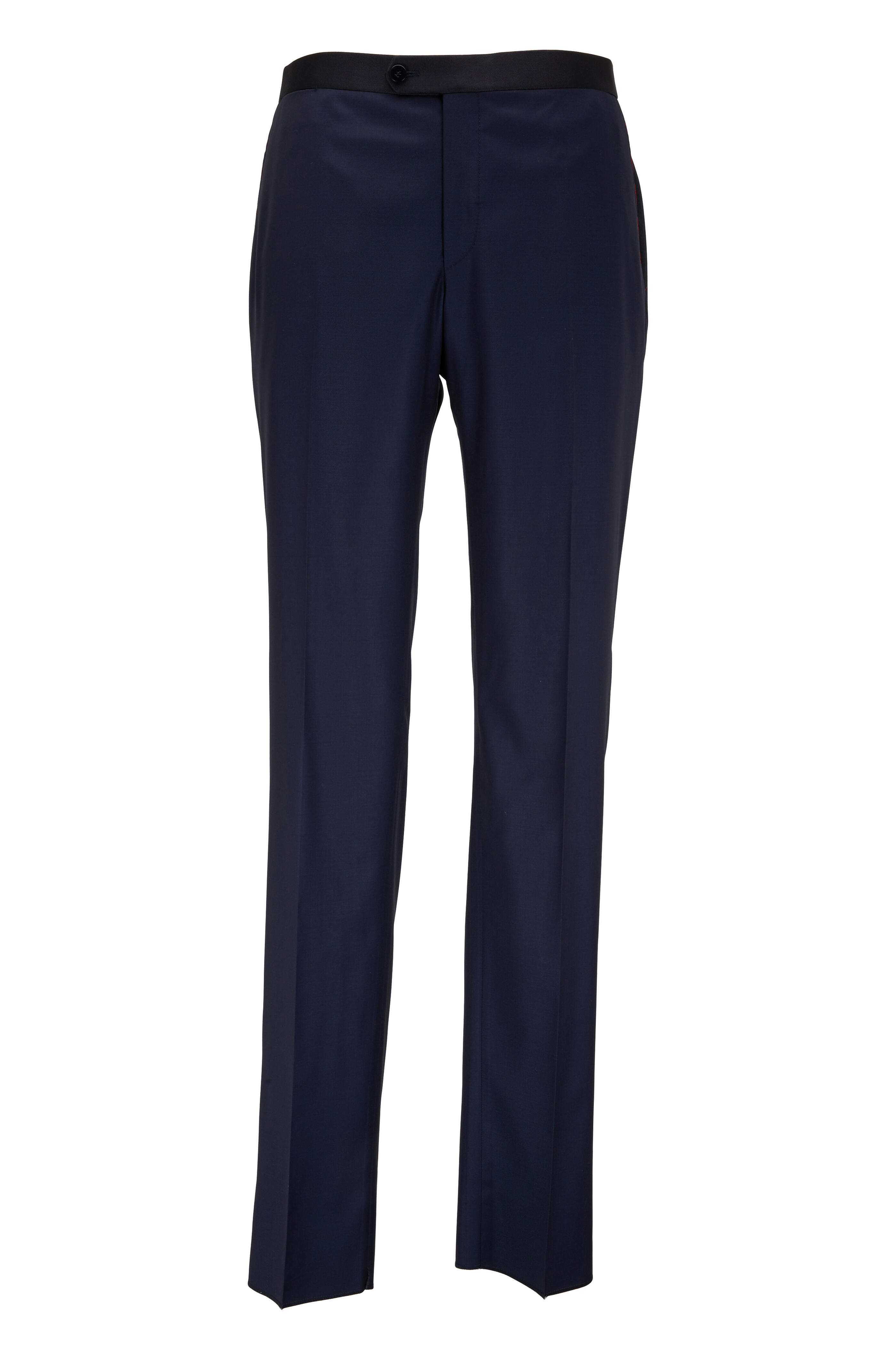 Isaia - Navy Blue Aquaspider Wool Tuxedo - view 3