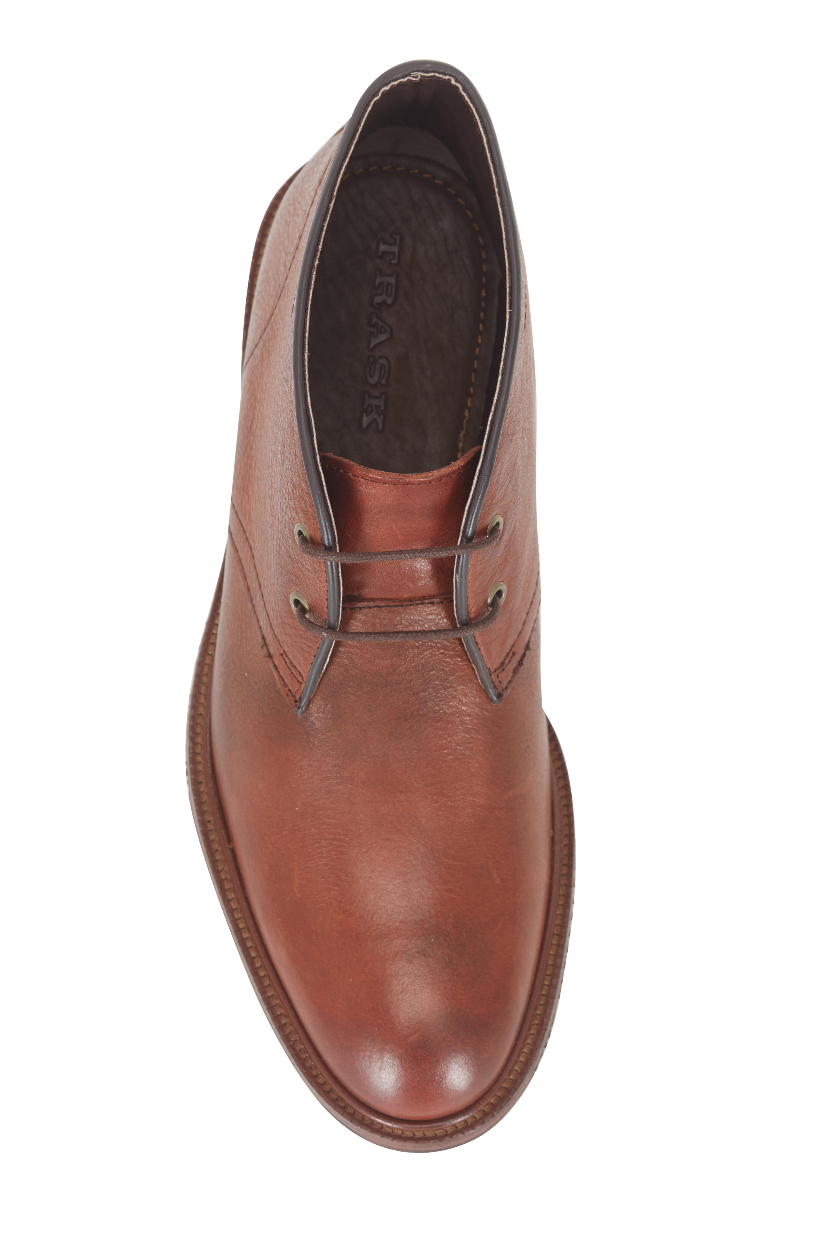 Trask Landers Brown Italian Calfskin Boot Mitchell Stores