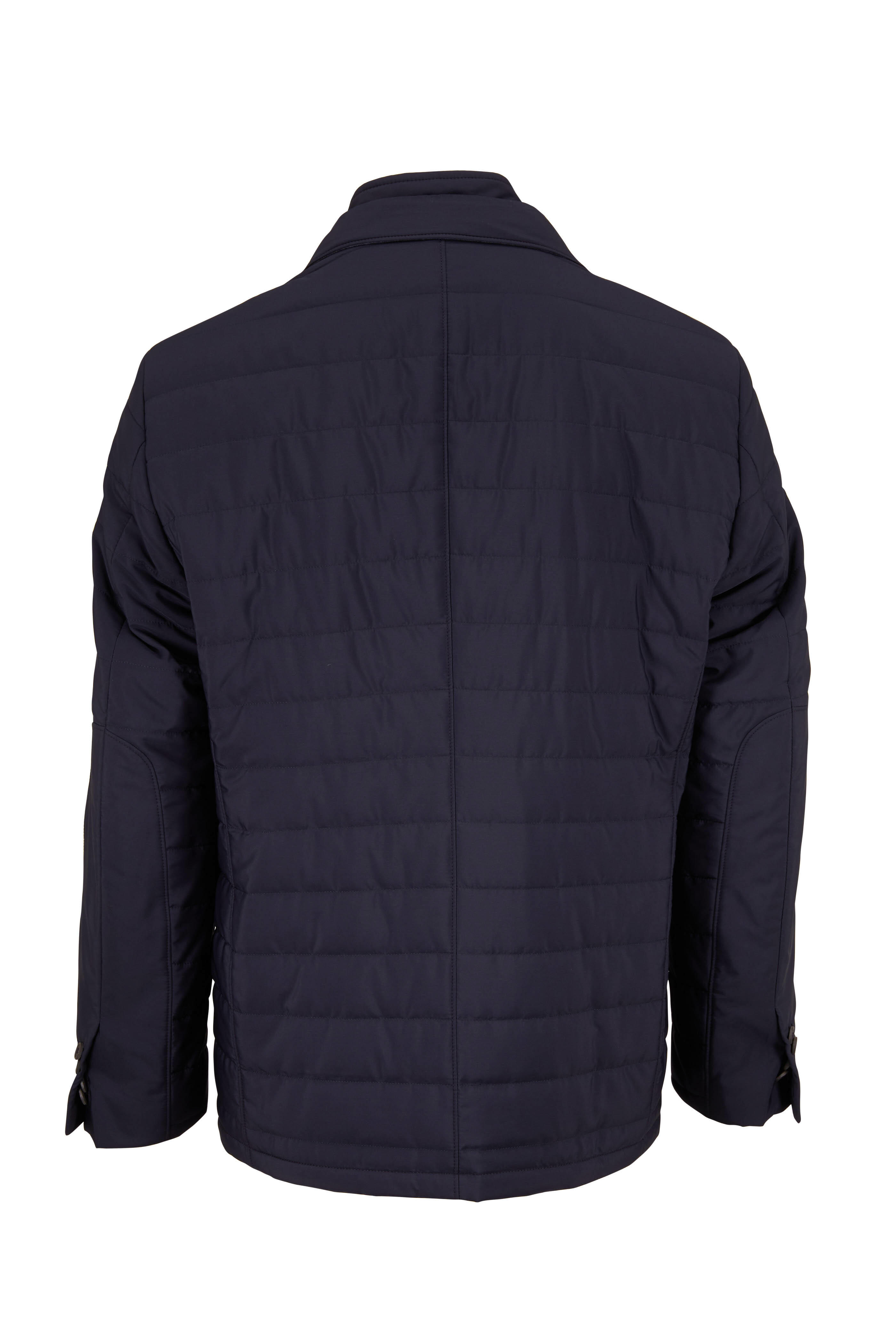 Corneliani - Milestones Navy Quilted Dickey Jacket
