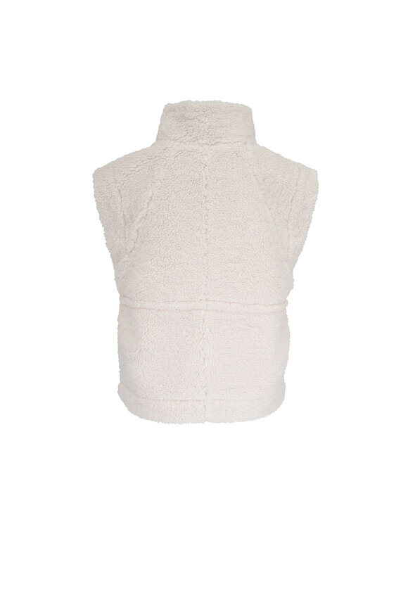 Bogner Kylie Off White Teddy Vest - view 2