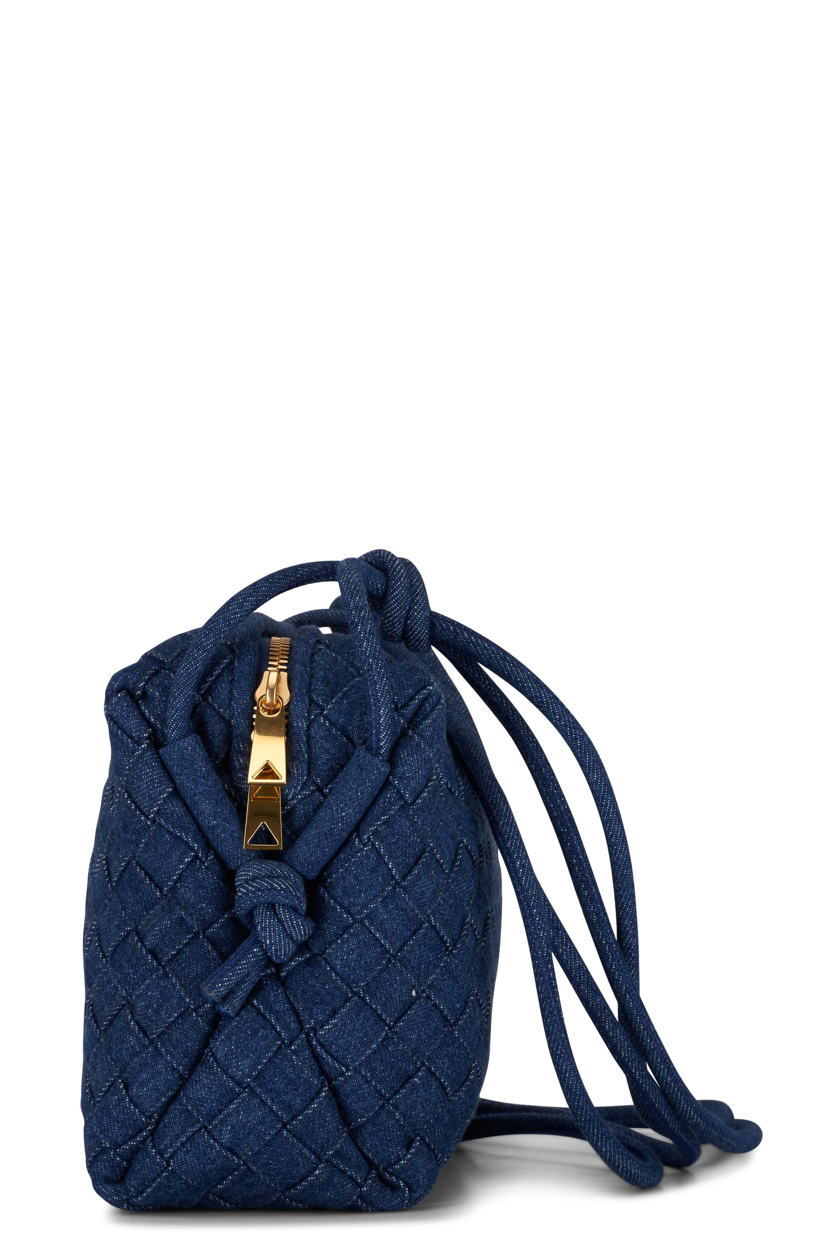 Bottega Veneta Women's Small Loop Camera Bag - Blue - Shoulder Bags