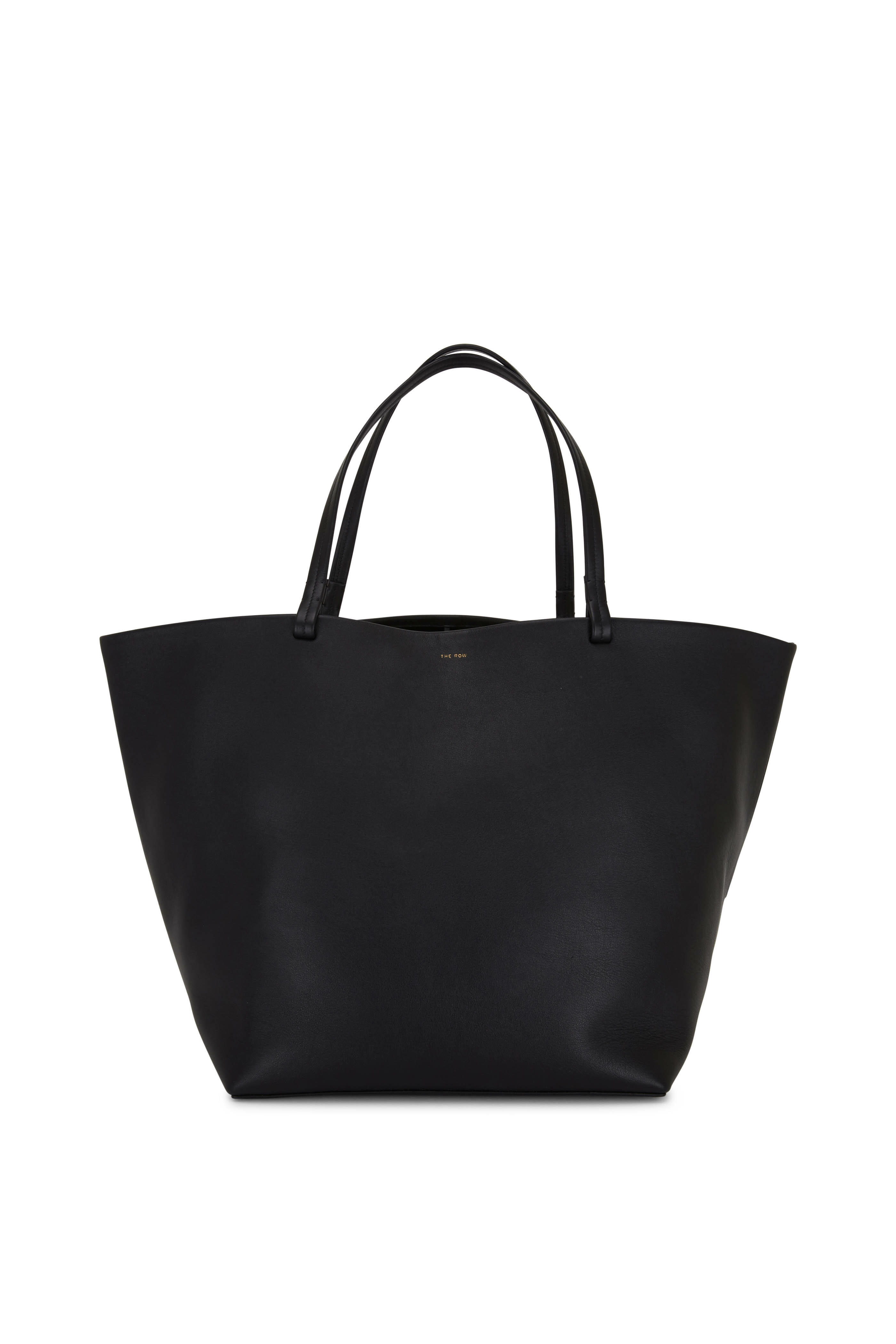 The Row - Park Black Smooth Leather Extra Large Tote