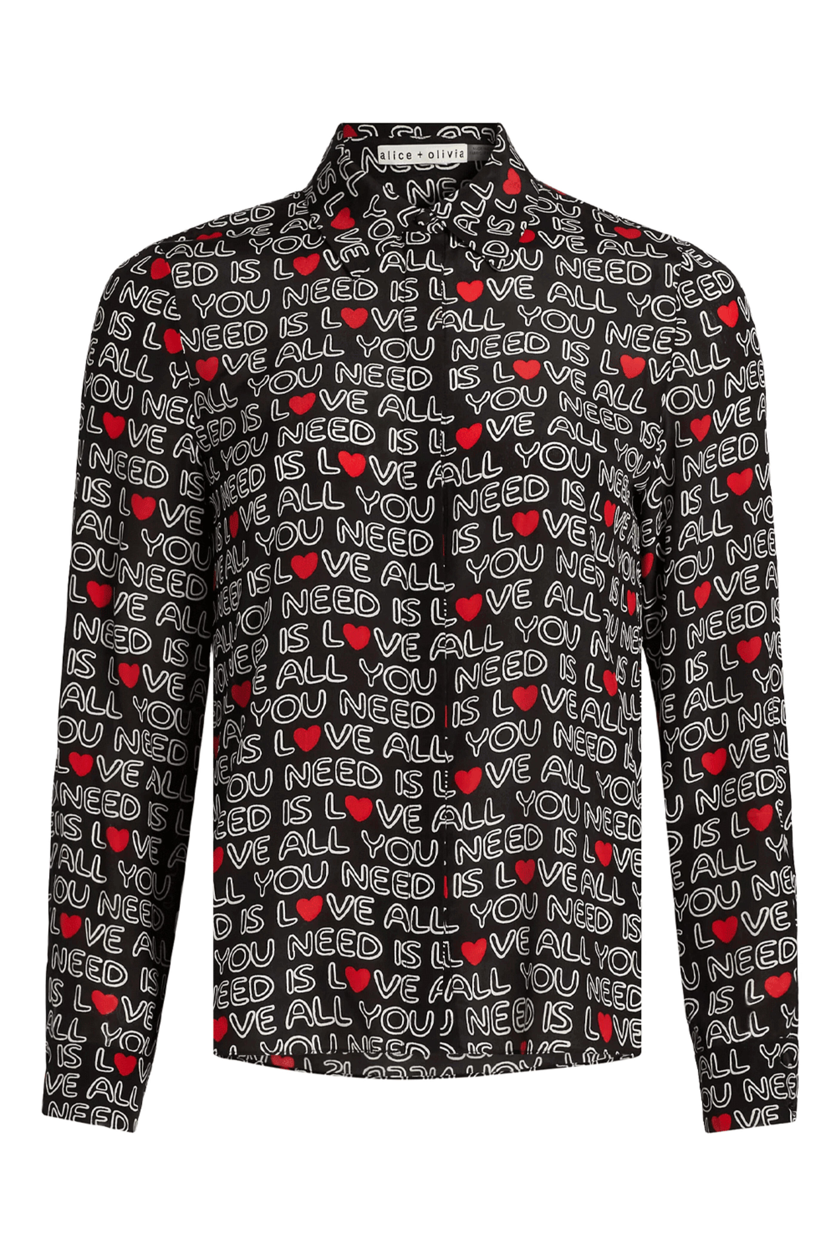 Alice & Olivia - All You Need Is Love Willa Top | Mitchell