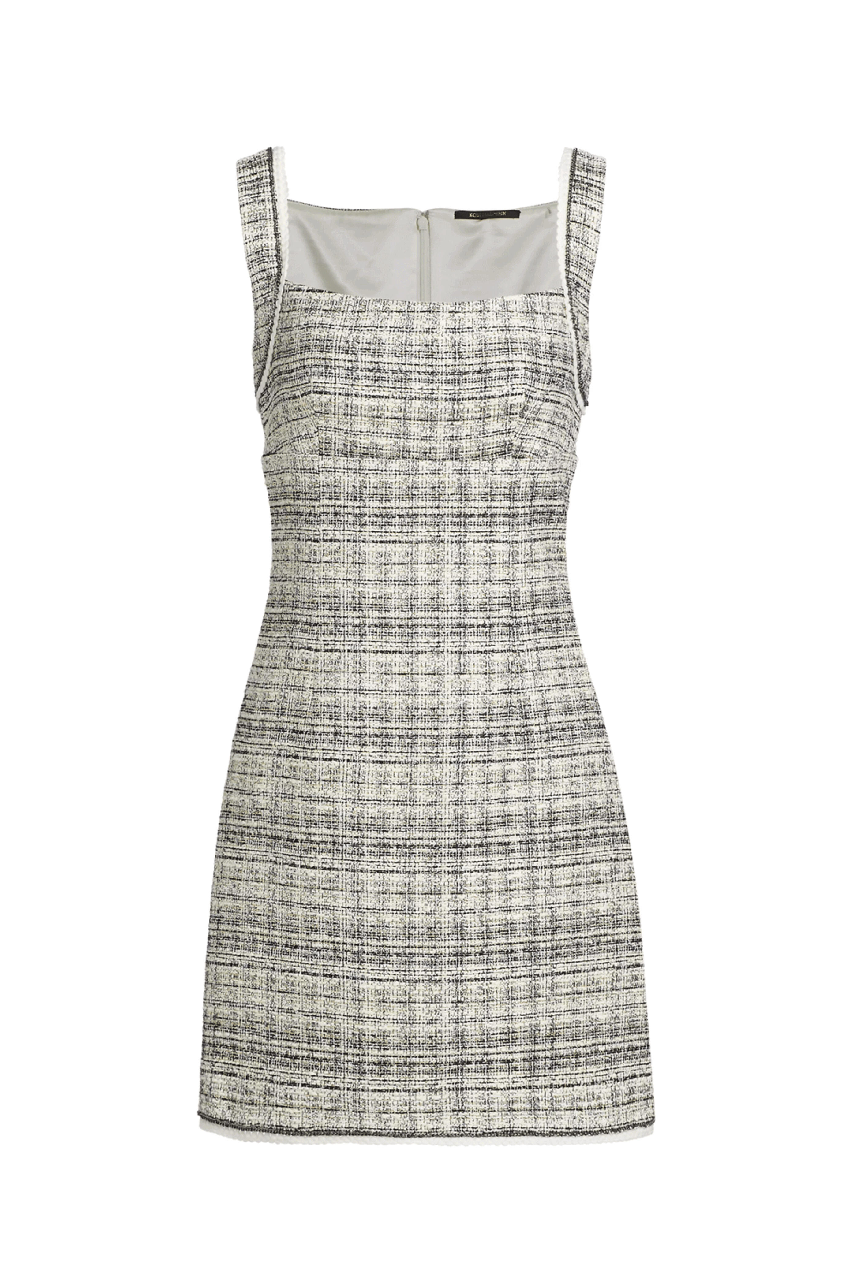 Kobi Halperin - Ivory Metallic Tweed Mini Dress