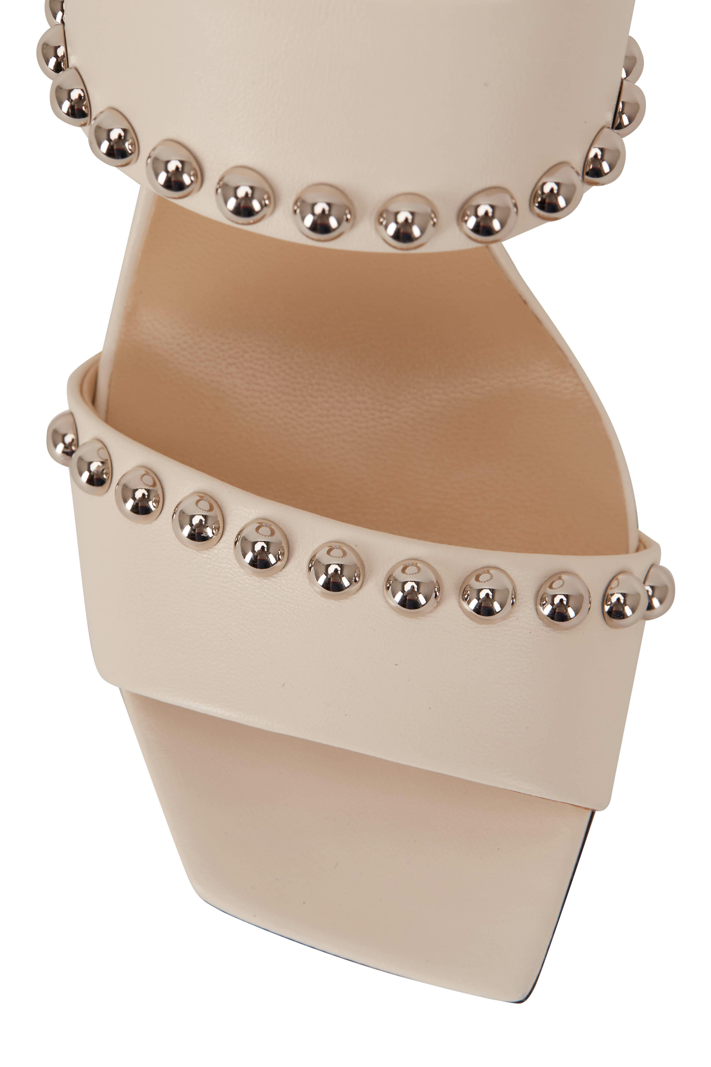 JIMMY CHOO / JEAN PAUL GAULTIER BING | Silver Liquid Metal