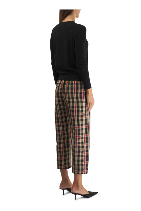 Lafayette 148 New York Black Crewneck Cashmere Sweater - view 3