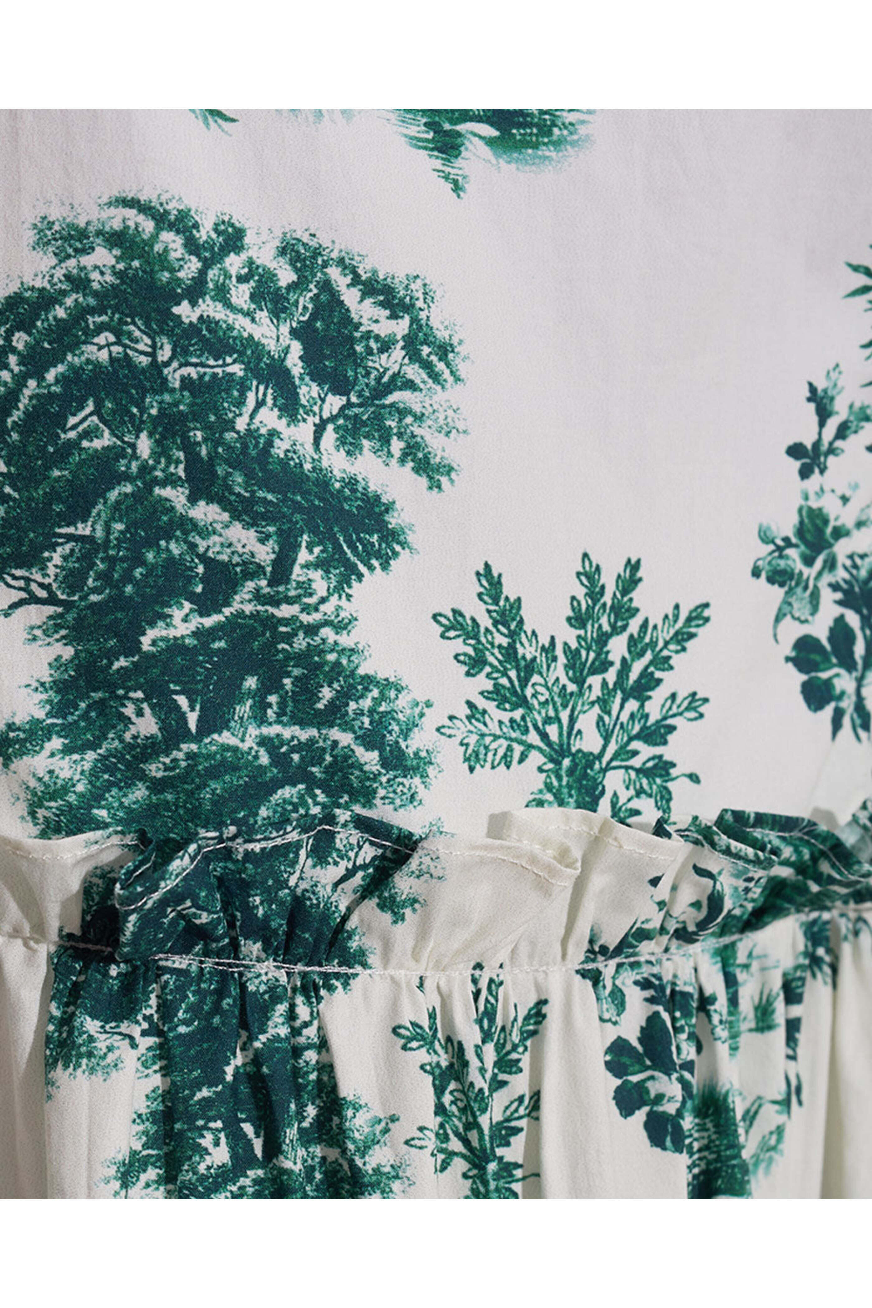 Cara Cara - Forest Toile Blue Hill Midi Dress