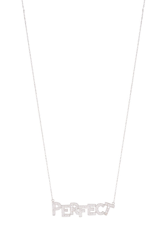 Kimberly McDonald 18k White Gold "Perfect" Diamond Pendant - view 1