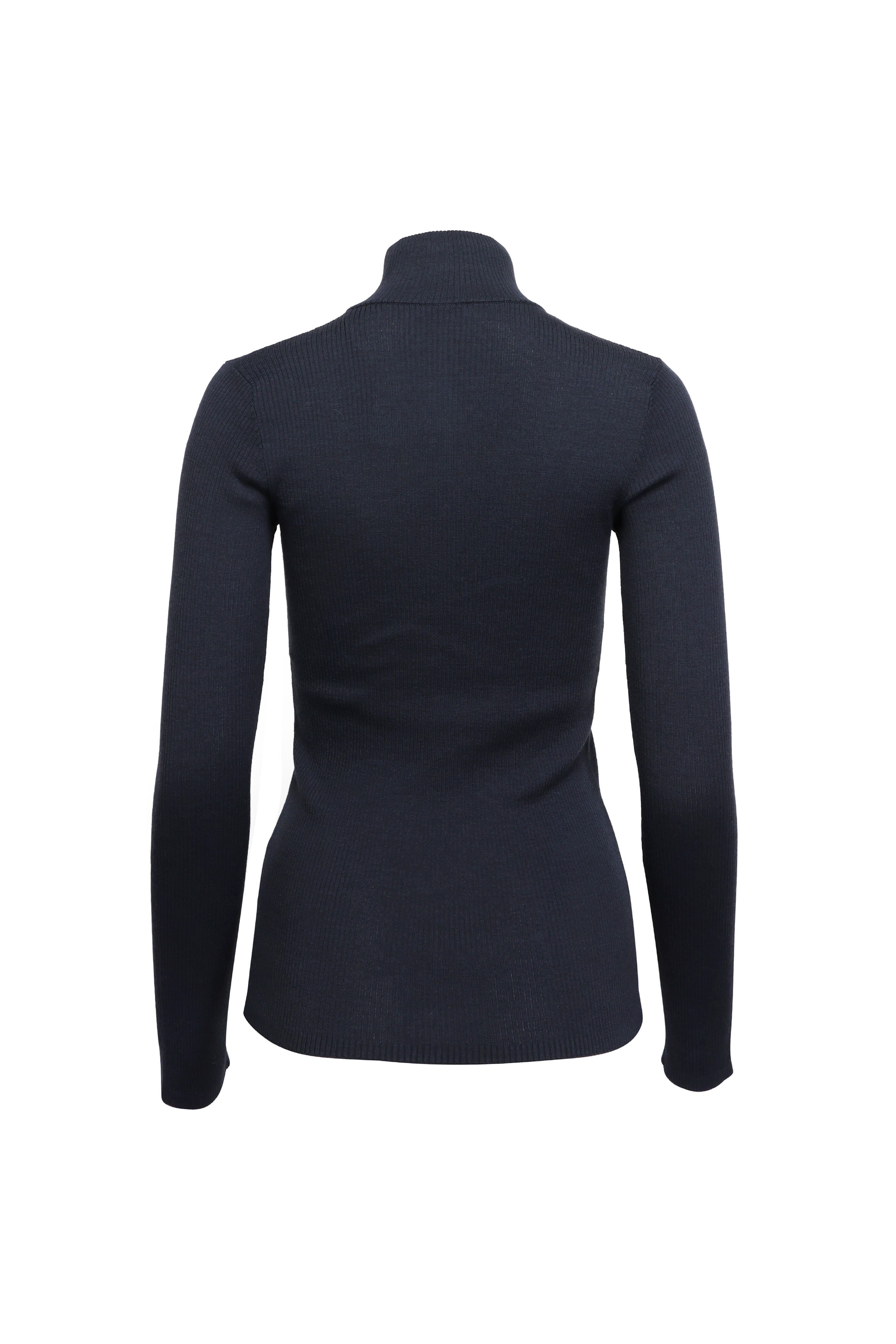Brunello Cucinelli - Navy Blue Monili Quarter Zip Pullover