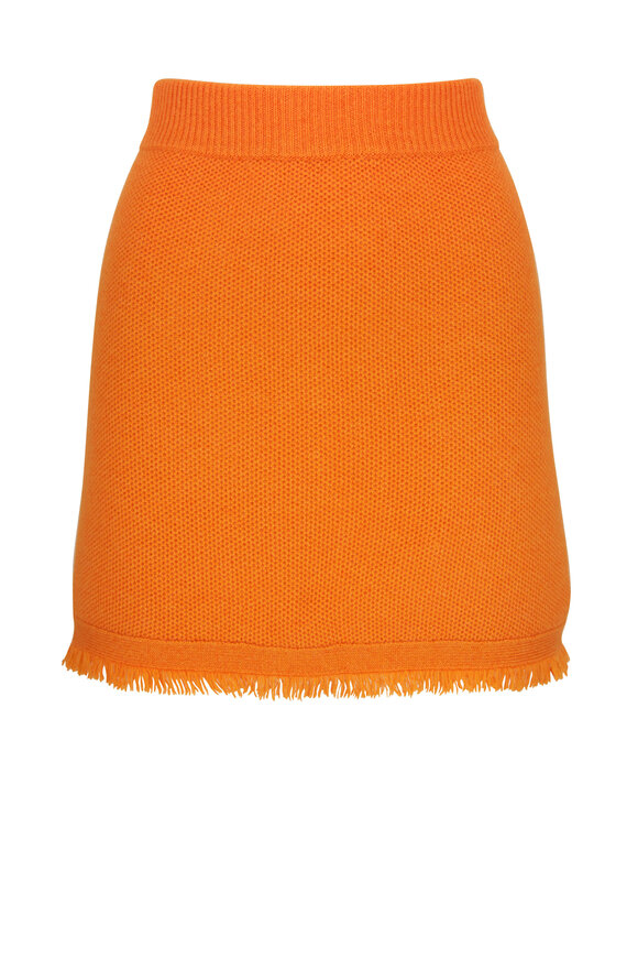 Lisa Yang - Adela Apricot Cashmere Skirt