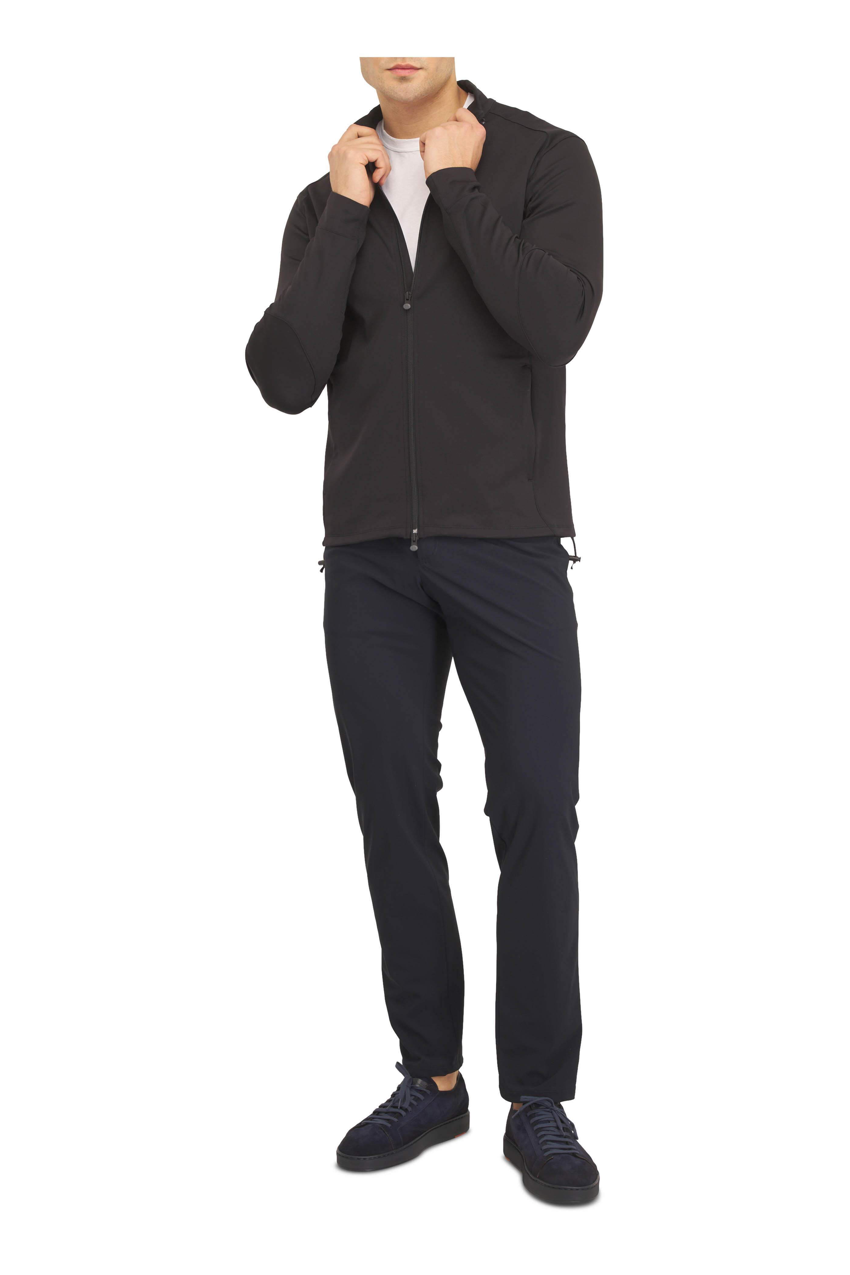 PT Torino - Navy Kinetic Stretch Jersey Five Pocket Pant