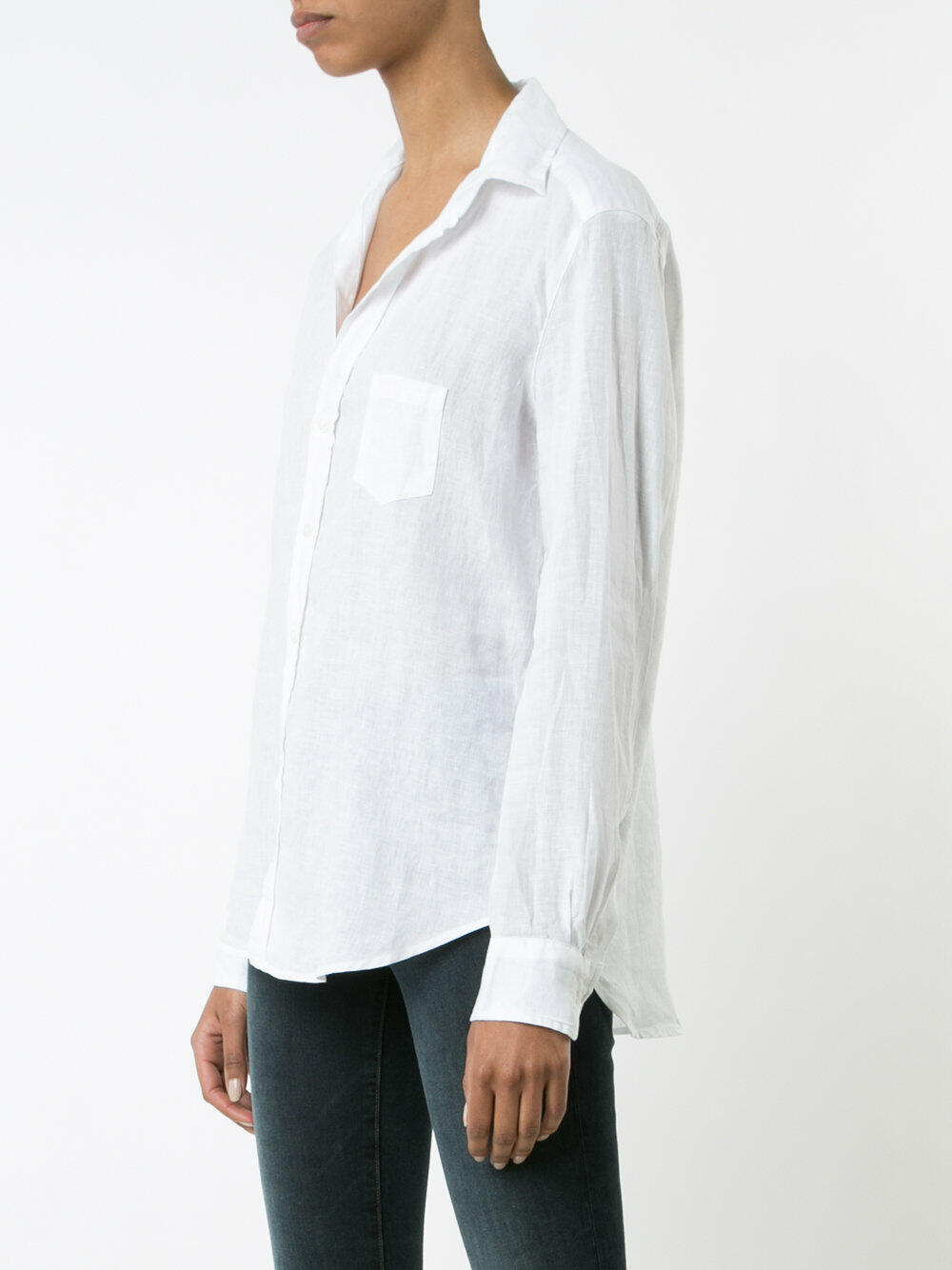 Frank & Eileen - Eileen White Linen Button Down