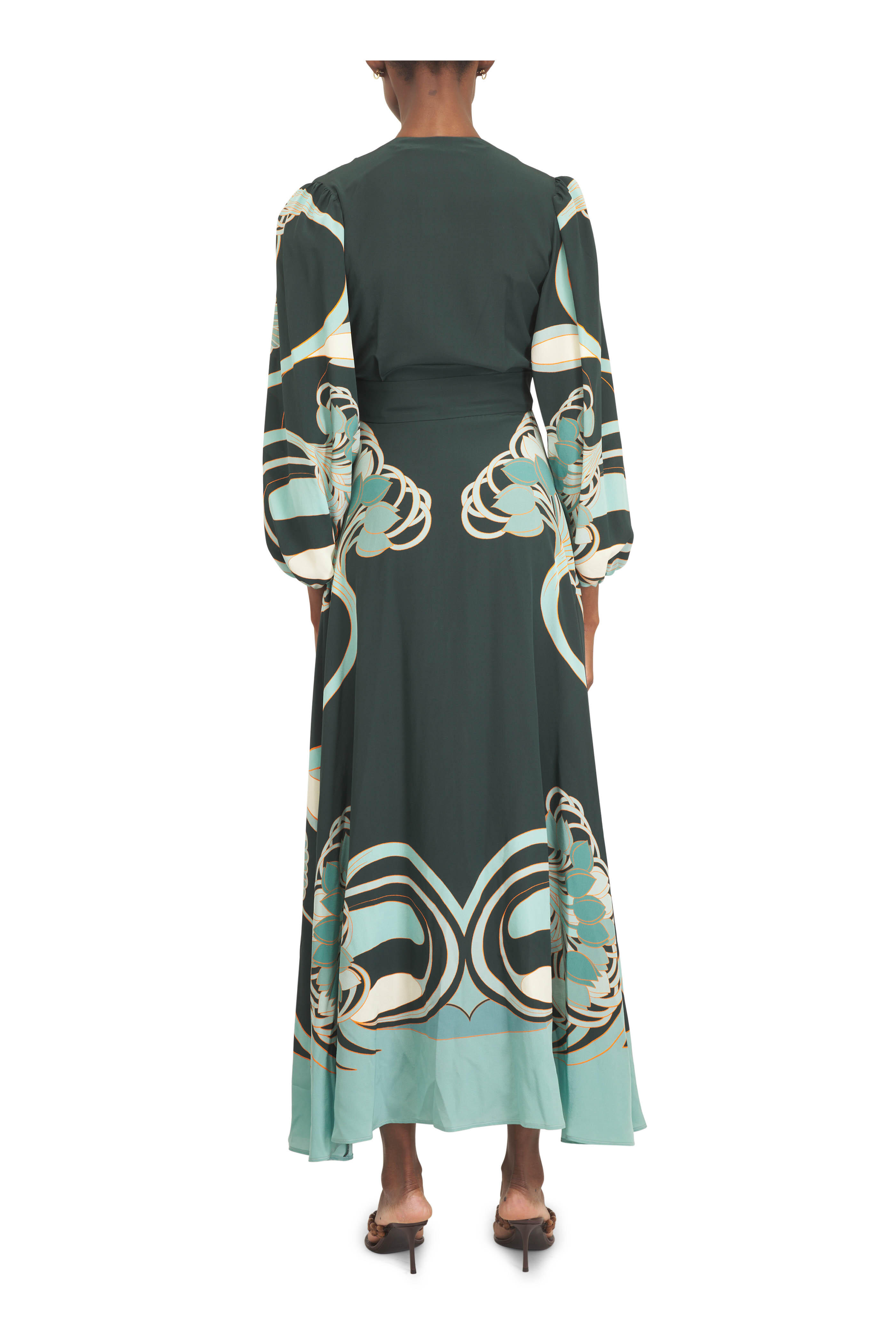 La DoubleJ - Long Camerino Blooming Tulip Placée Dress - view 3