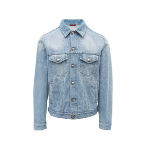 VIP【関税送料無料】希少 BRUNELLO CUCINELLI DENIM JACKET Denim jacket for Man in Light Blue Denim | Brunello Cucinelli