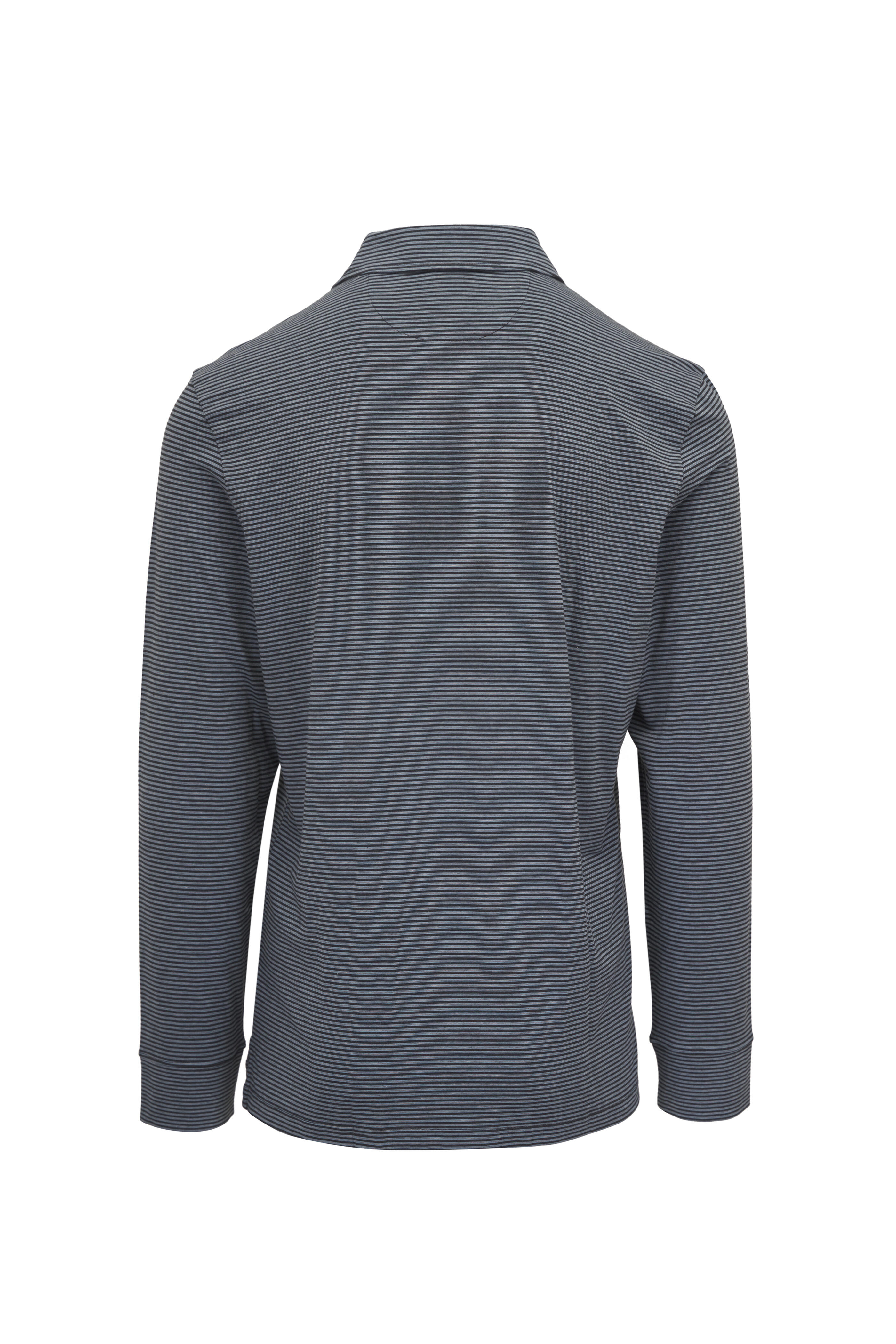 Faherty Brand - Movement™ Moonlight Point Stripe Long Sleeve Polo