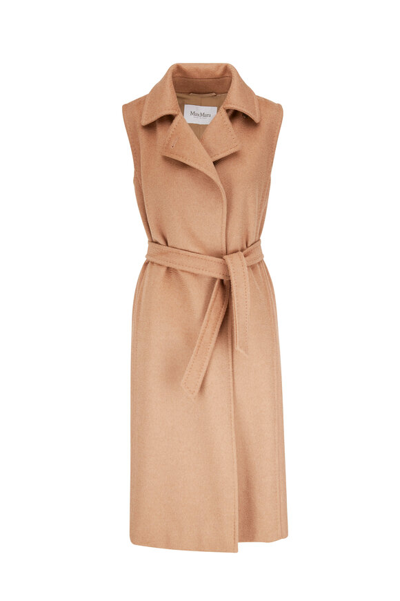 Max Mara - Zadar Camel Belted Vest