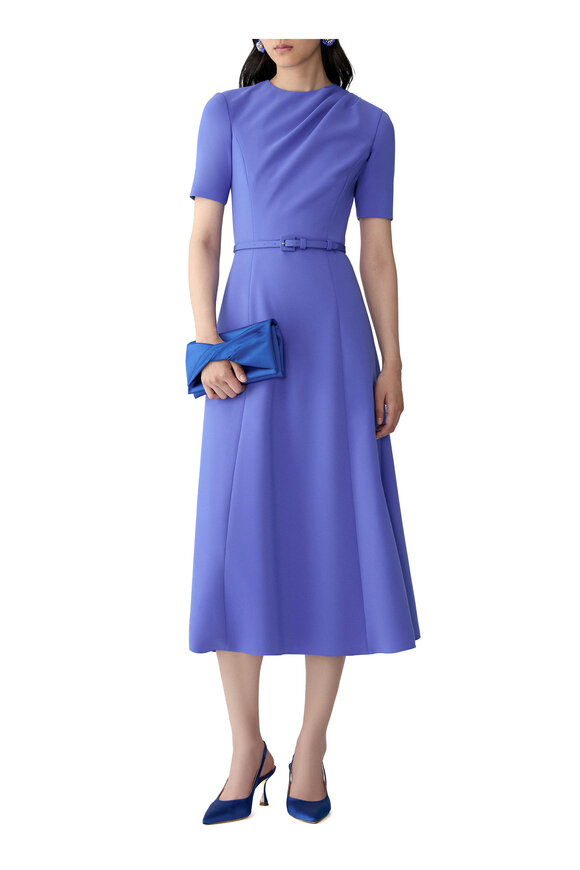 Carolina Herrera Bluebell Belted Midi Dress - view 2