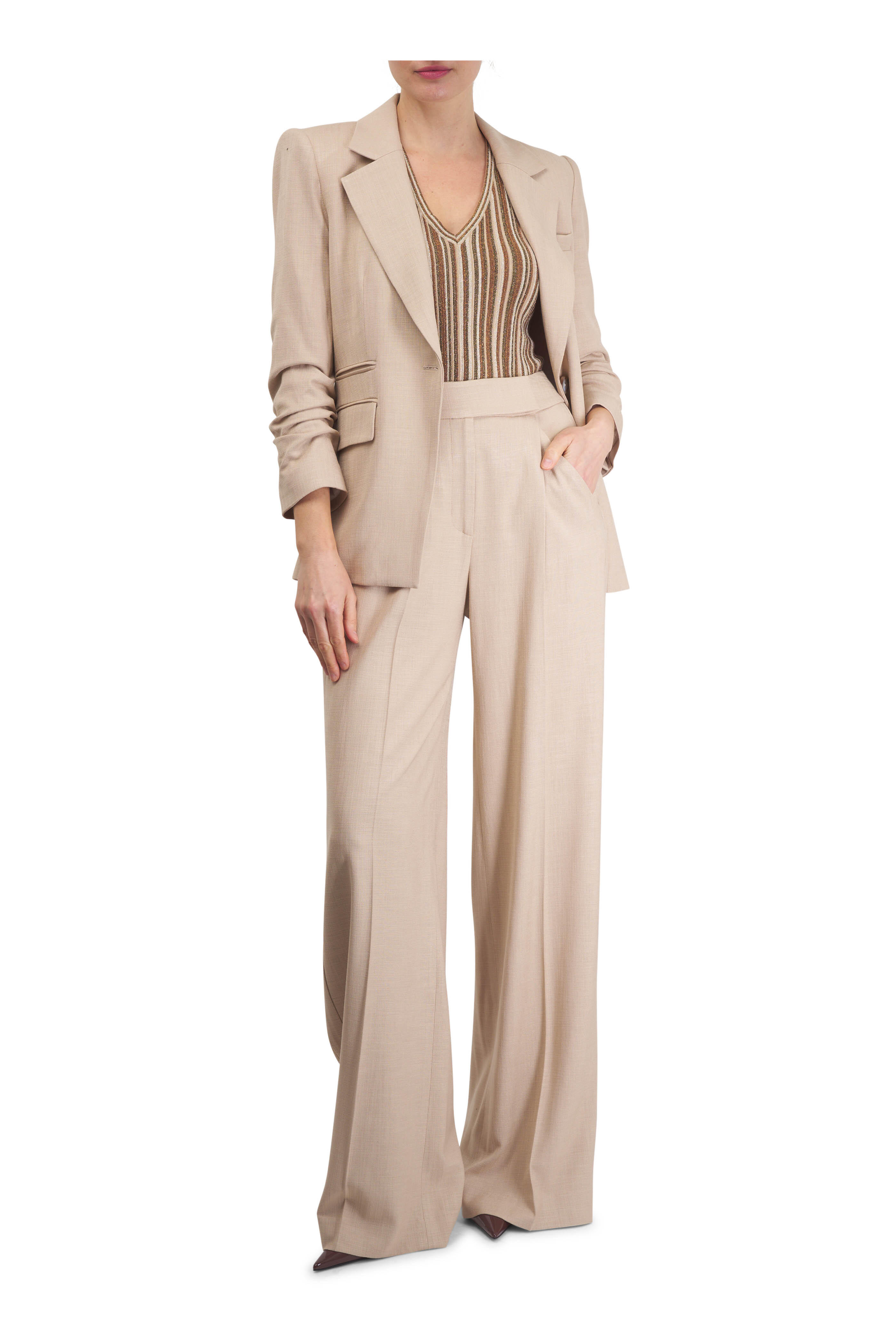 Veronica Beard - Marbeau Khaki Pant