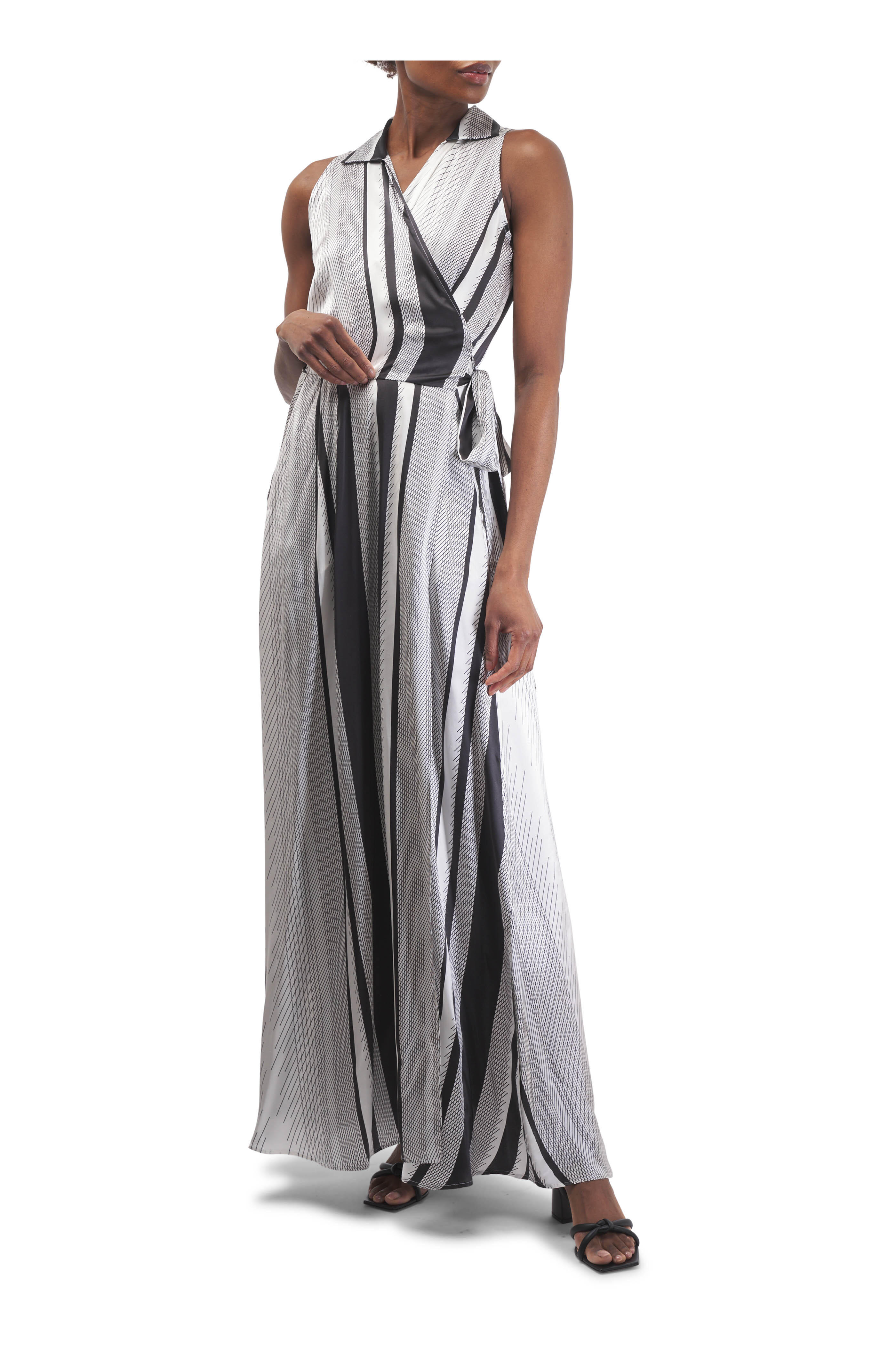 Gianvito Rossi - Juno Black Leather Ankle Strap Sandal, 55mm