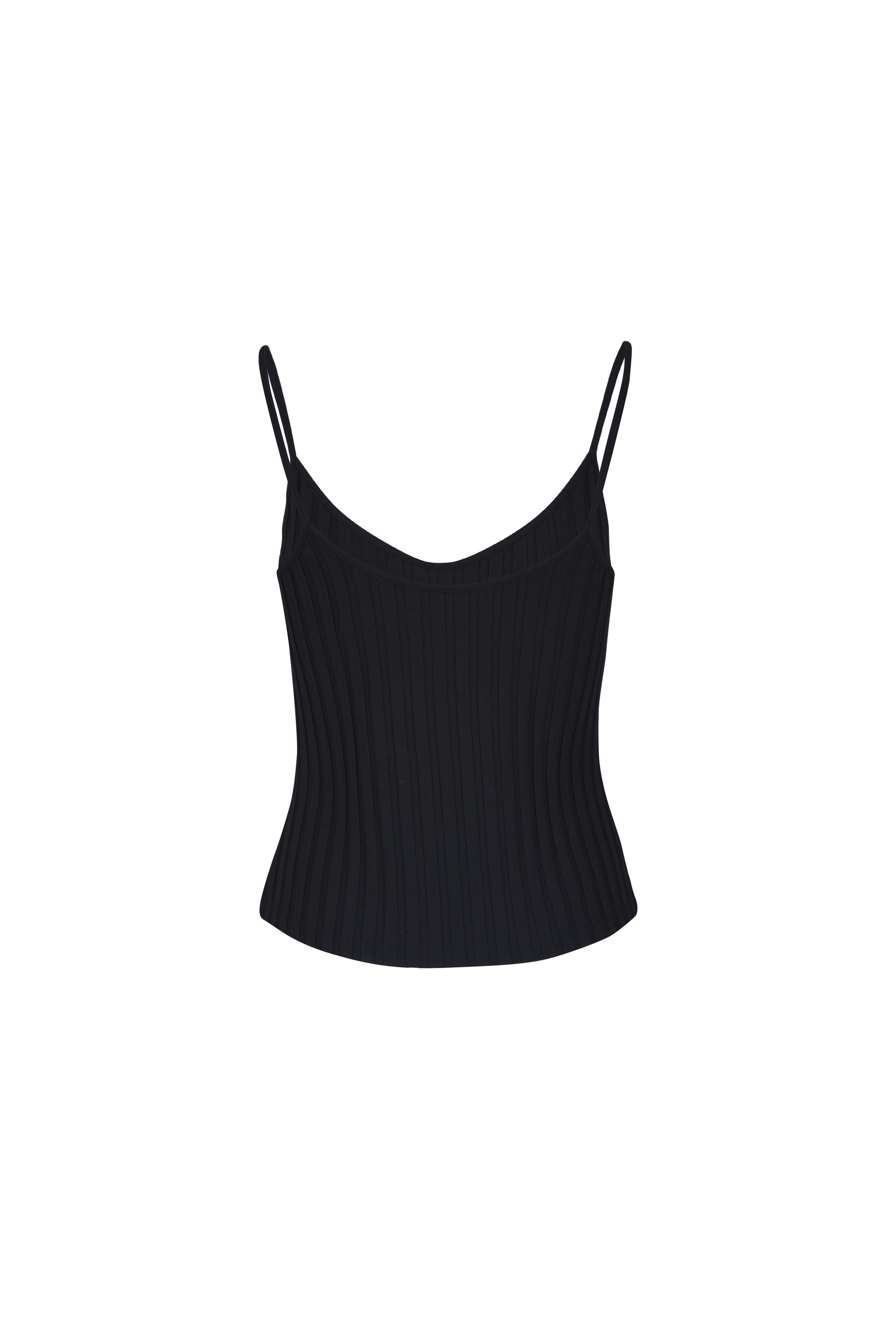 DREAMY CAMISOLE / 墨(BLACK) Dorothee Schumacher Sophisticated Volumes Silk Camisole with