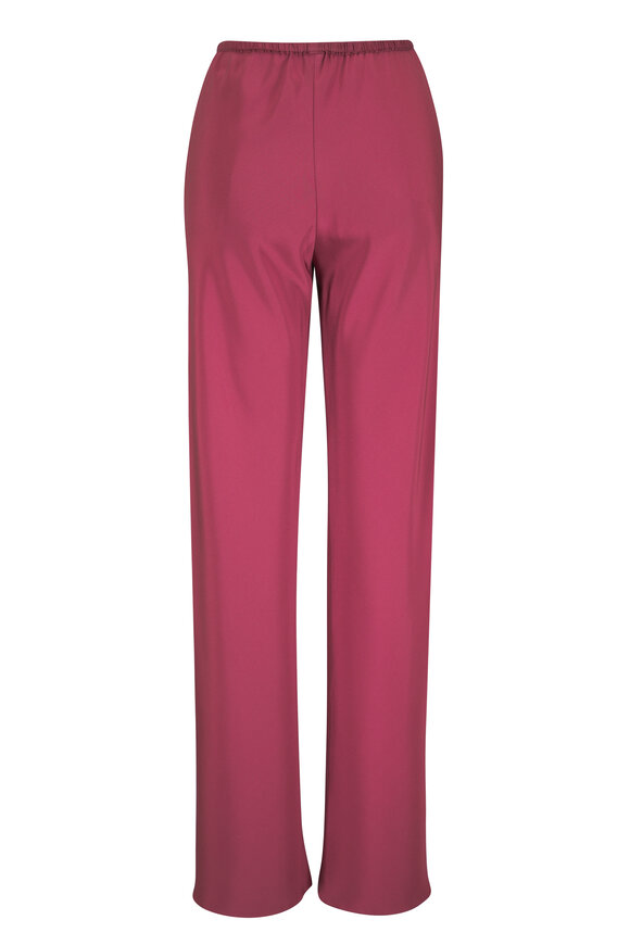 Peter Cohen Bias Cinnabar 4-Ply Silk Wide Leg Pant - view 2