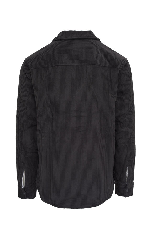 James Perse - Kona Charcoal Gray Sherpa Cord Jacket 