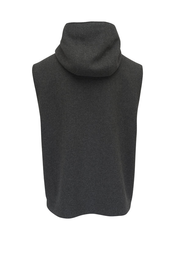 Loro Piana - Gray Wool & Cashmere Fleece Vest