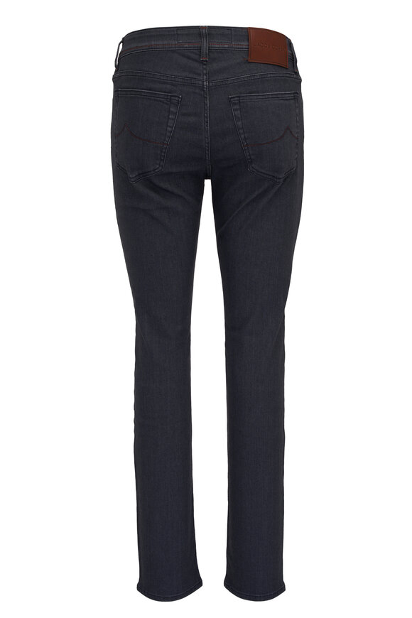 Jacob Cohen - Bard Washed Gray Five Pocket Jean