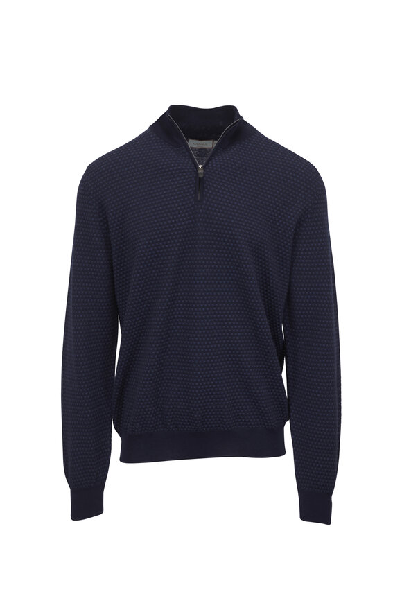 Tom Ford - Petrol Wool Crewneck Sweater | Mitchell Stores