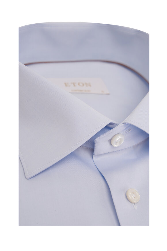 Eton - Light Blue Solid Dress Shirt