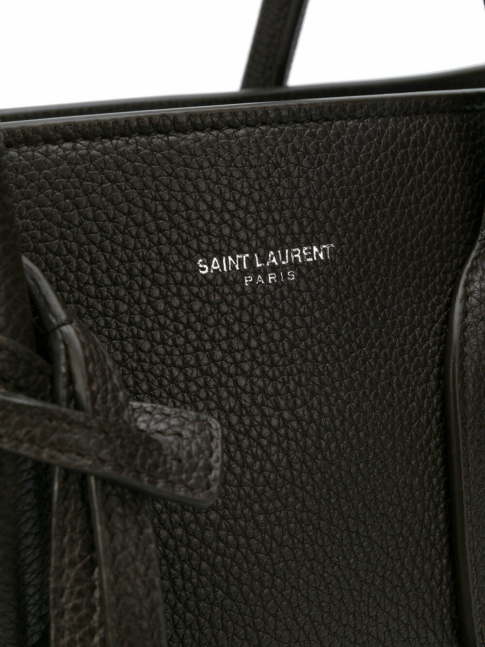 Saint Laurent Sac de Jour Nano Supple Grain Leather Satchel Bag