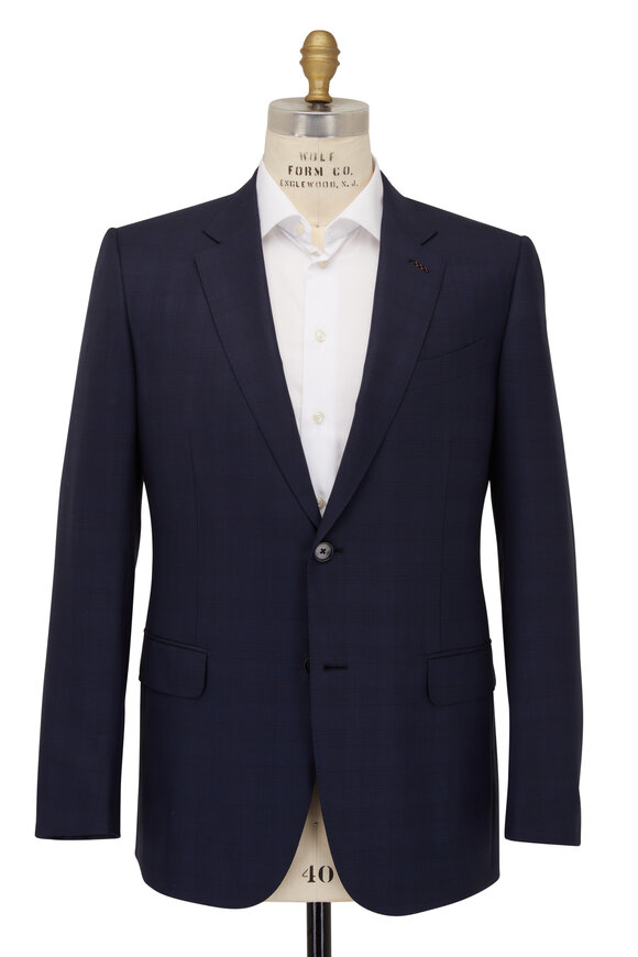 Zegna - Navy Blue Prince of Wales Centoventimila Wool Suit