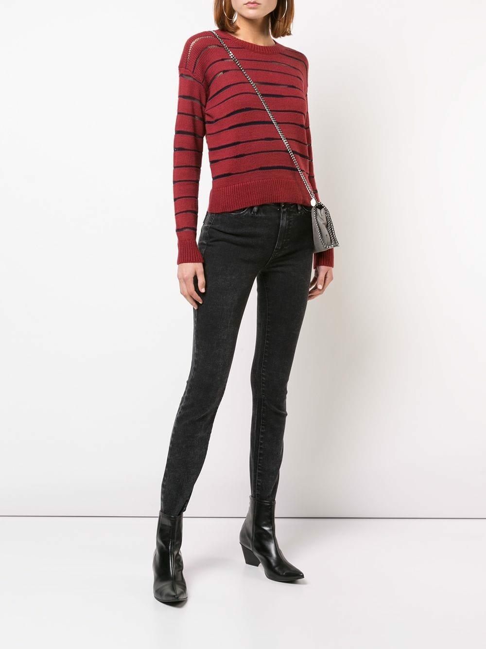 Rag & Bone Navy deals And Red Striped Sweater