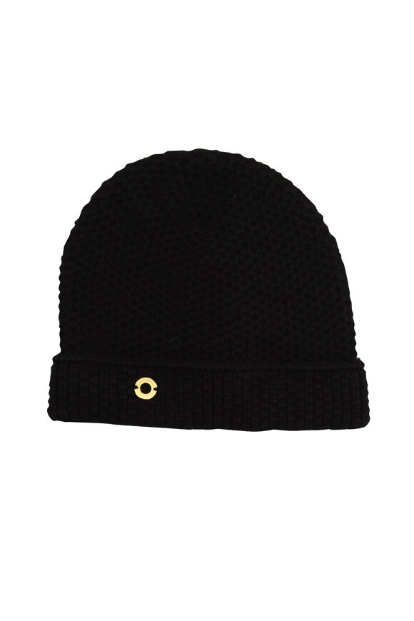 crystal hotfix logo beanie in BLACK | alexanderwang®