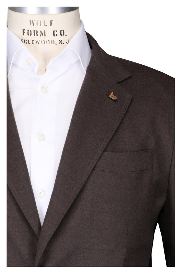 Colombo Marrone Brown Cashmere Sportcoat - view 1