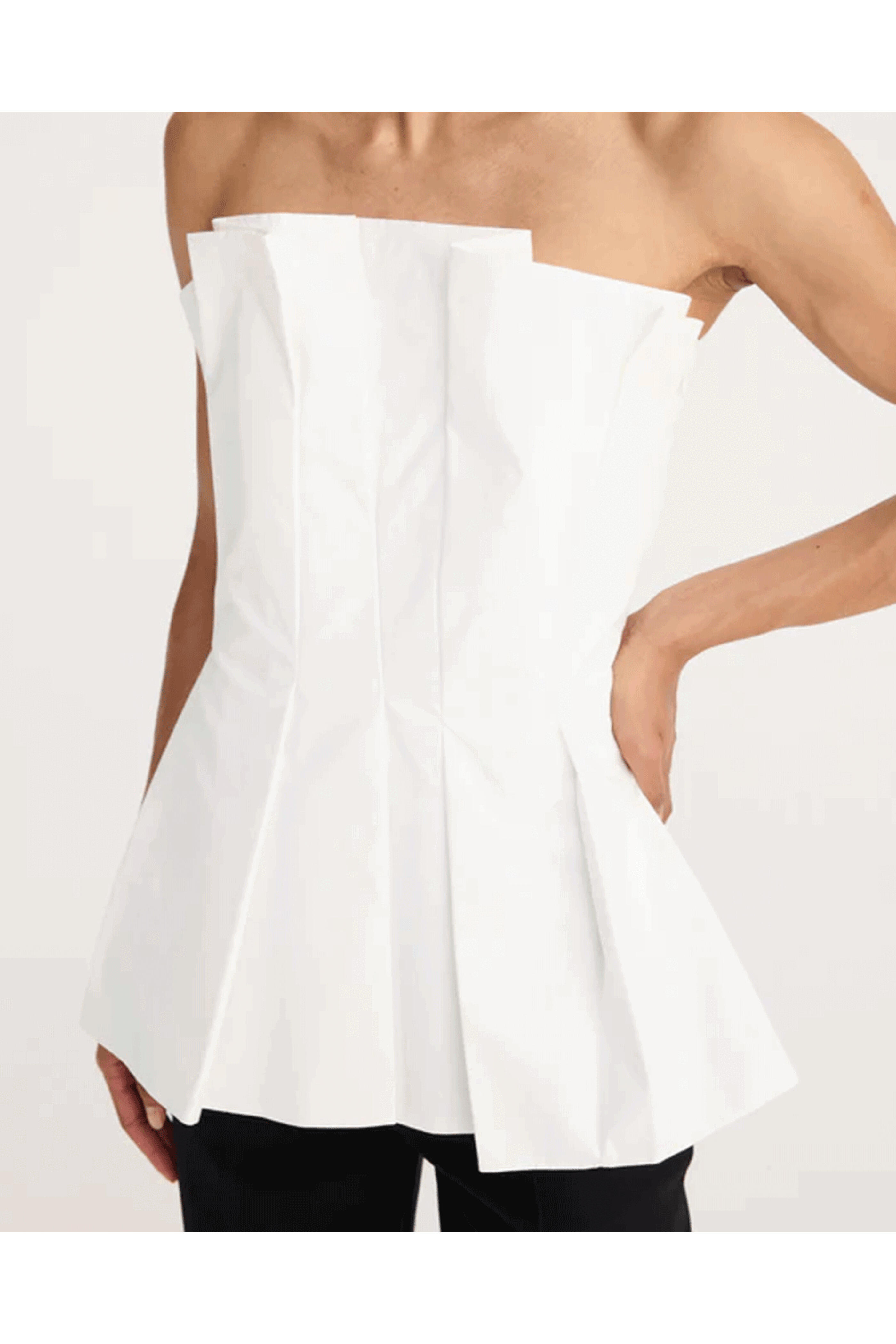 Rohe Frames - Optic White Tulip Bustier | Mitchell Stores