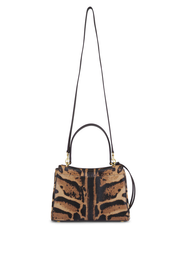Balenciaga Rodeo Leopard Print Top Handle Bag - view 4