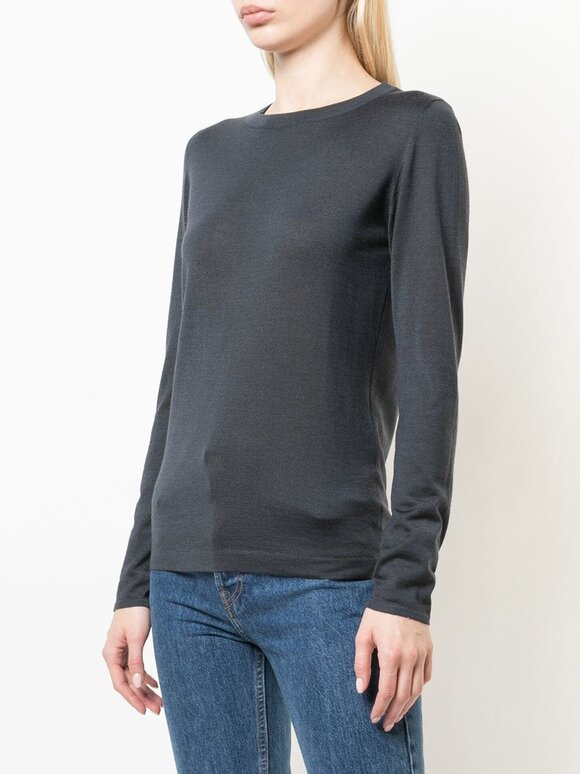 Brunello Cucinelli - Midnight Cashmere & Silk Sweater