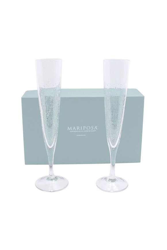 Mariposa Bellini Champagne Flutes – Set of 2