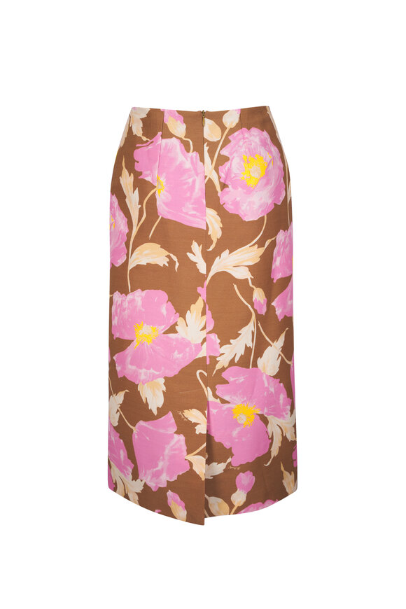 La Double J - Cady Pink Mocha Pencil Skirt