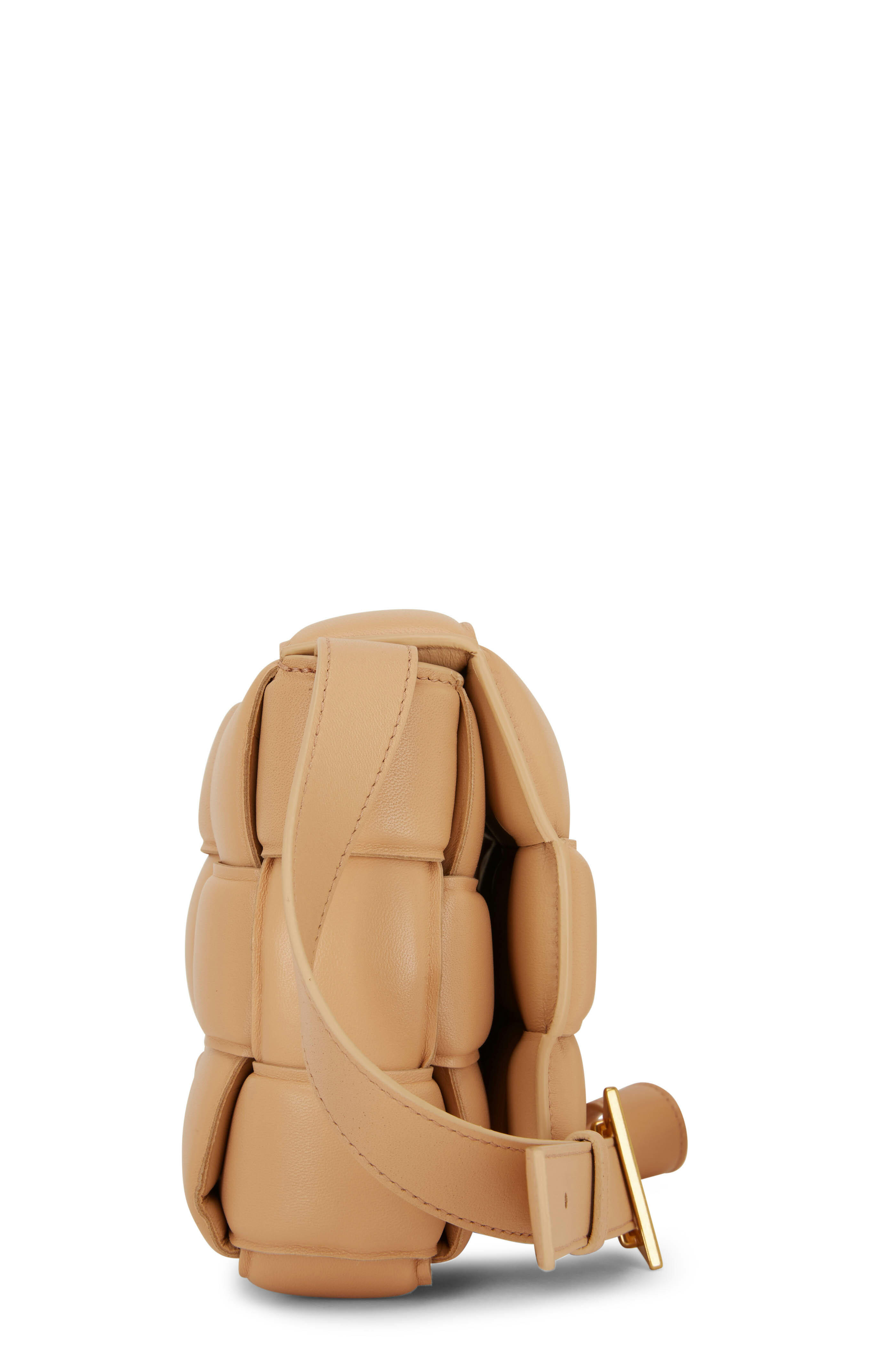 Bottega Veneta - Cassette Almond Padded Woven Leather Bag
