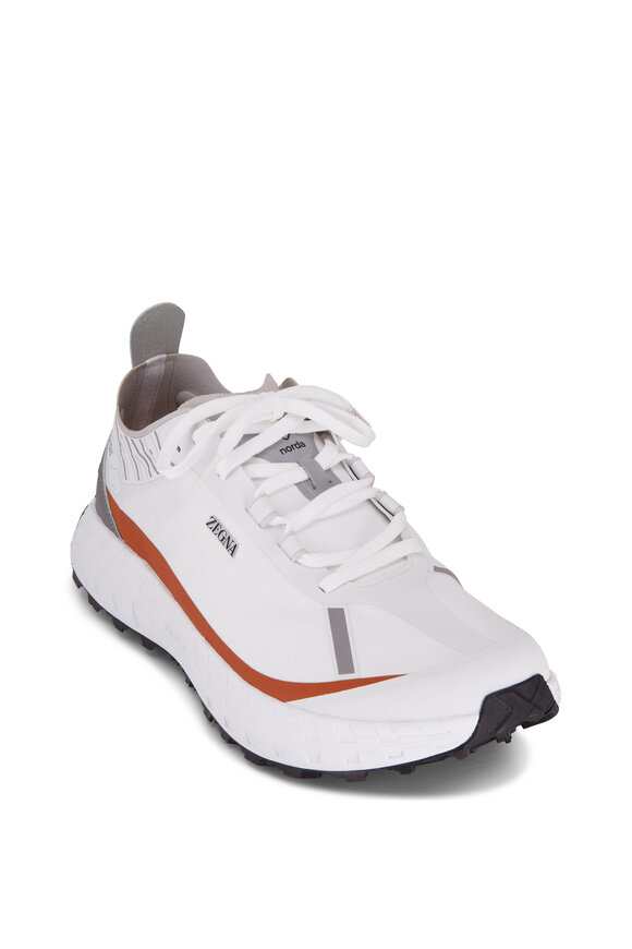 Zegna Norda White Dyneema® Mesh Running Sneaker