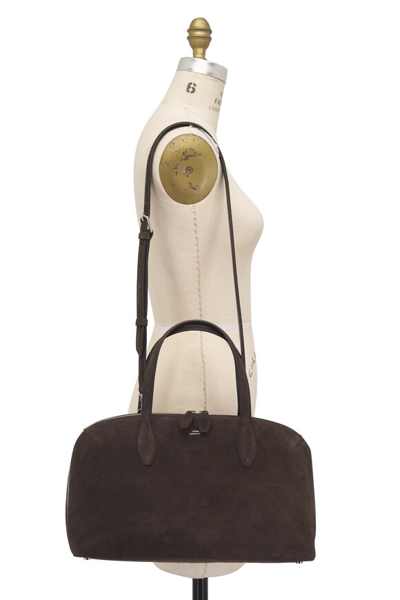 Totême Medium Brown Suede Day Tote - view 6