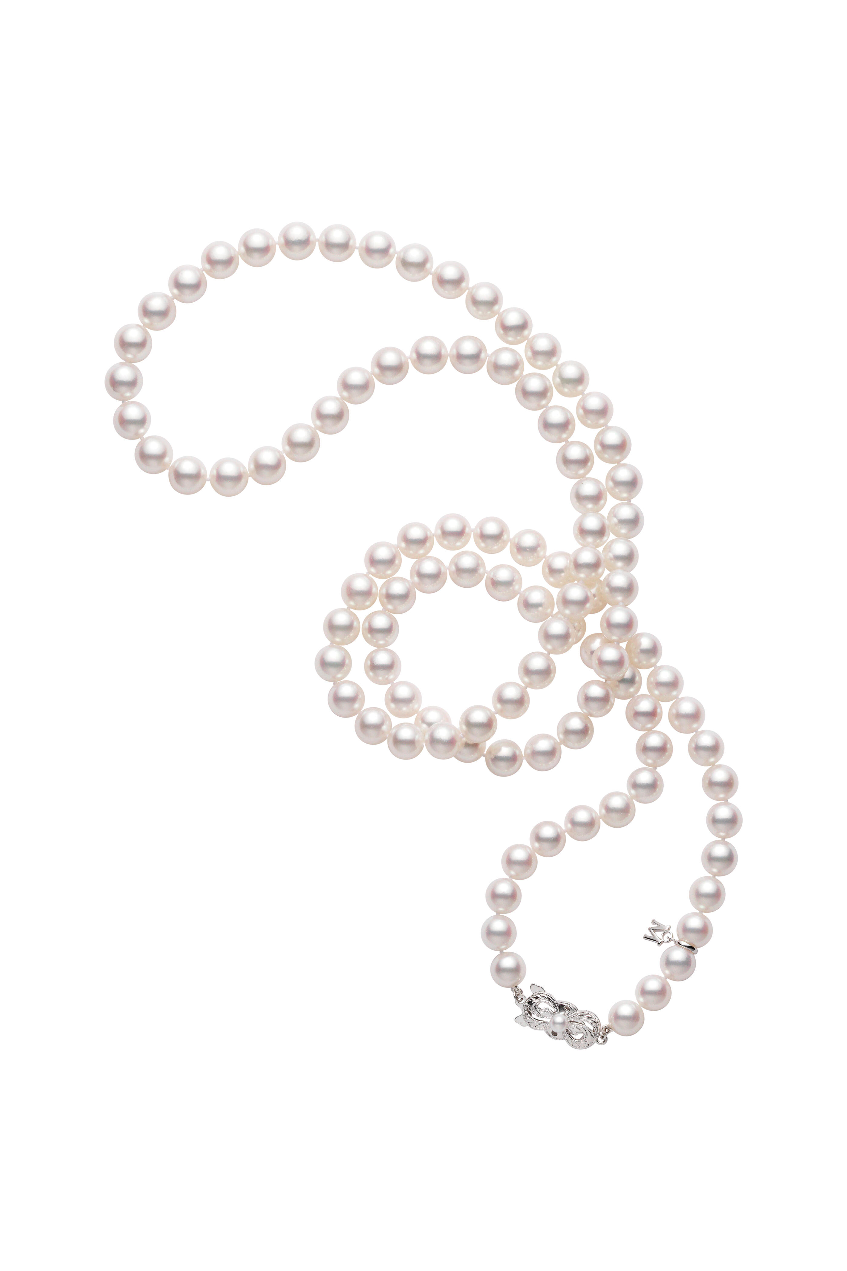 Mikimoto - White Gold Pearl Necklace