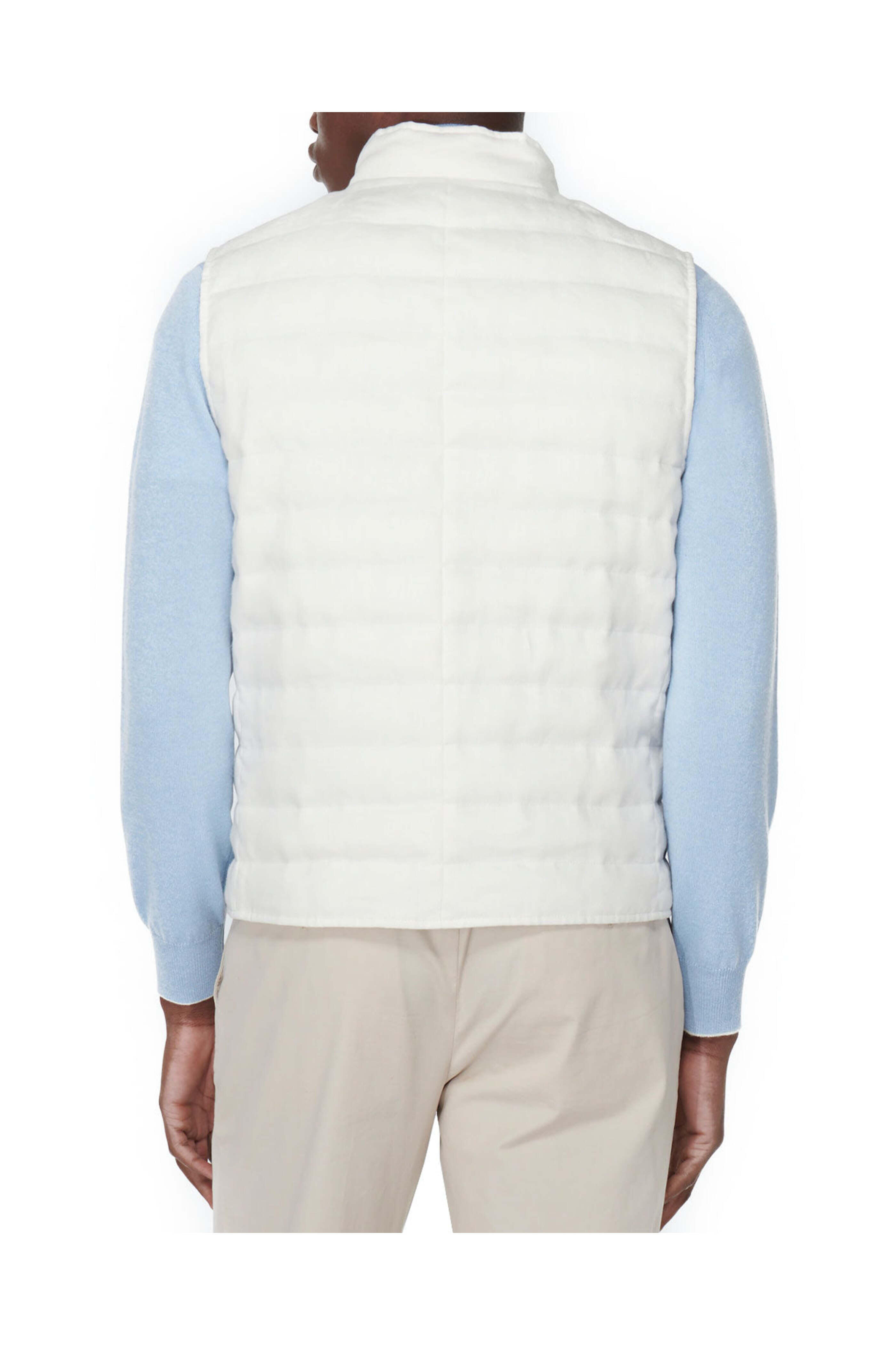 Brunello Cucinelli - Off-White Water Resistant Padded Vest