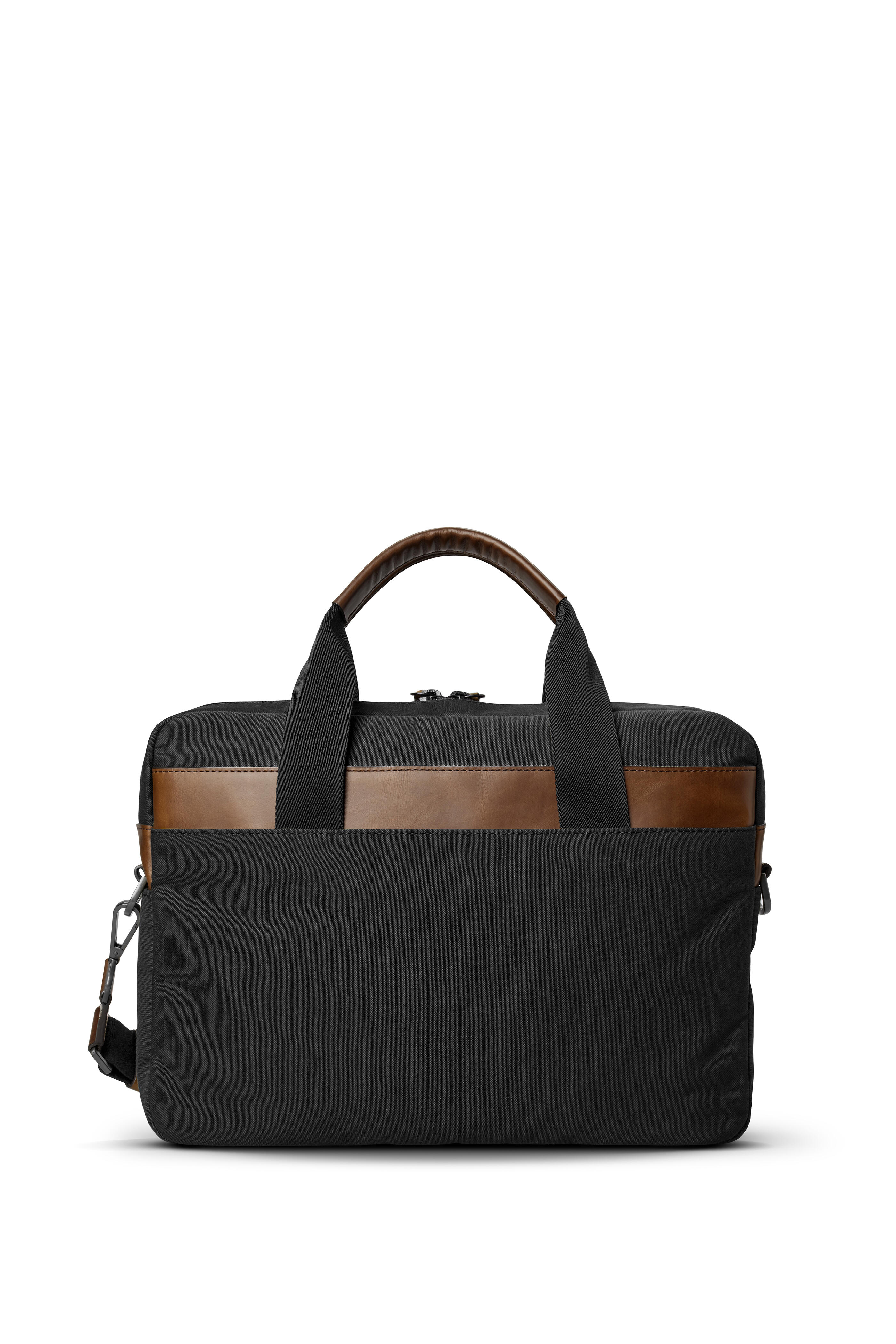 Shinola - Mack Black Waxed Canvas Brief